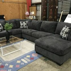 U SHAPED SECTIONAL COUCH By ASHLEY 