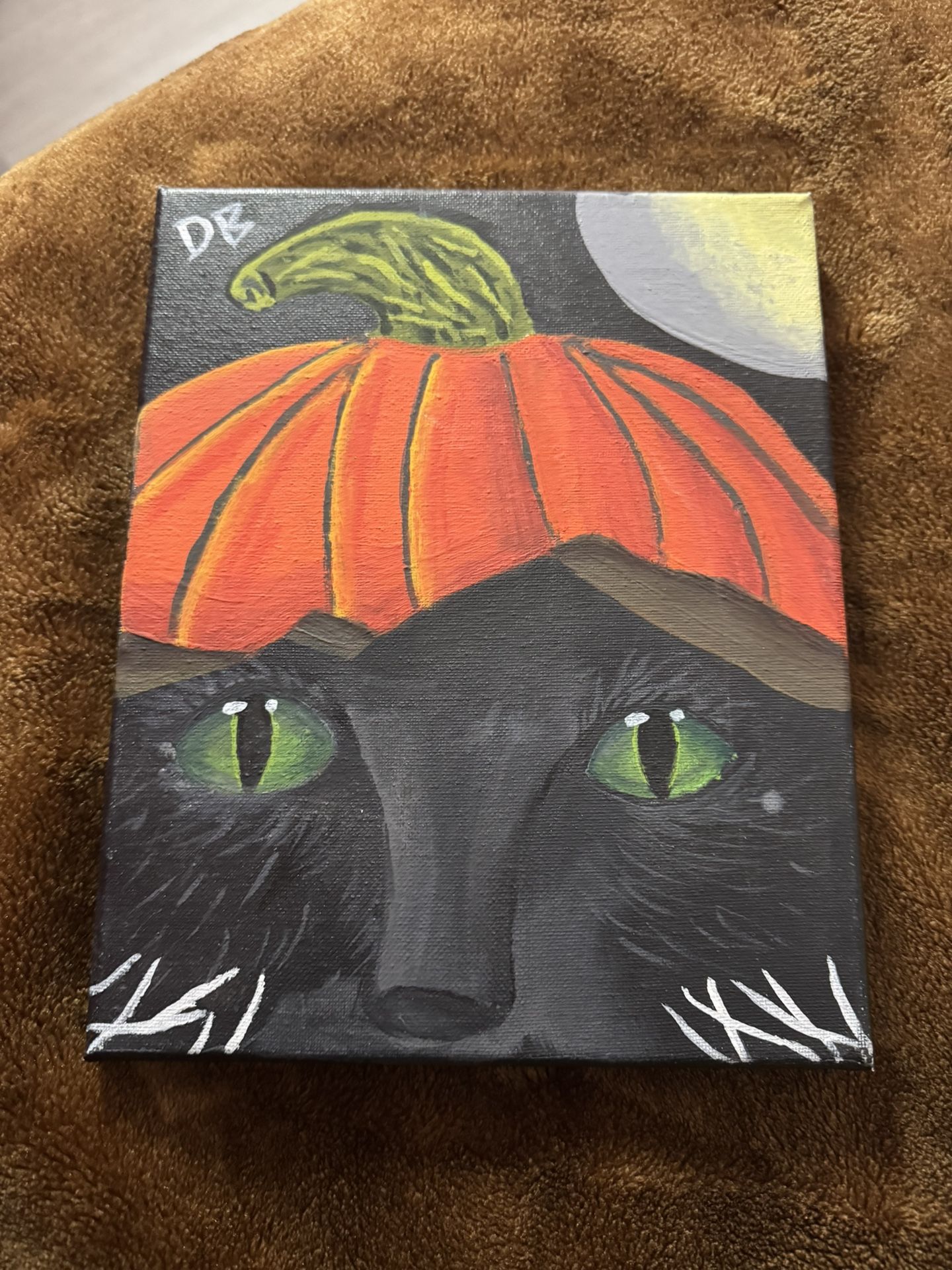 Halloween Festive Cat 8 By 8
