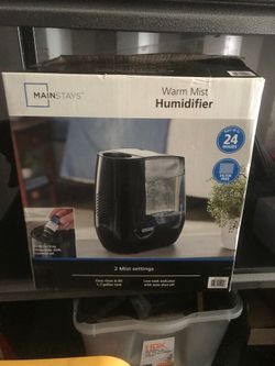 Warm mist humidifier