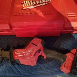 Milwaukee Fuel Sawzaw Cordless With Lithium High Ouput Battery