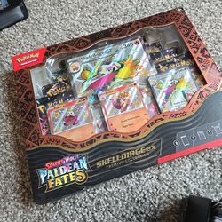Unopened Paldean Fates Skeledirge ex Premium Collectoon