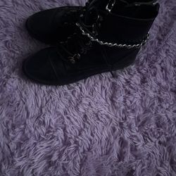 Black Combat Boots 