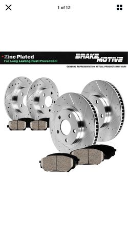 Brand New Brake Pads And Rotors Drilled/Slotted for 01 To 03 Infinity And Maxima  $125 O.B.O.