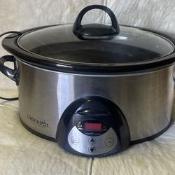Crock-Pot 6-Quart Programmable Stainless Steel Slow Cooker