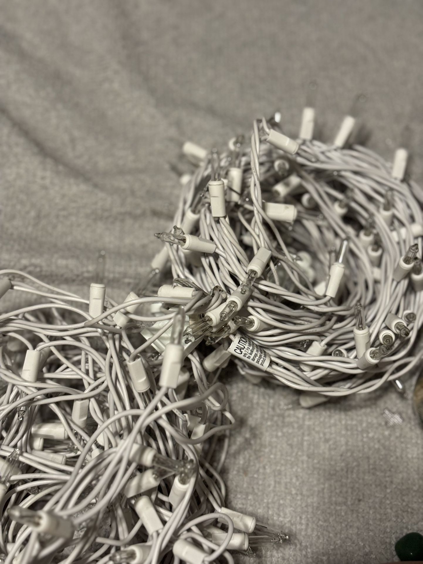 white string lights