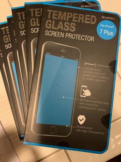 Tempered Glass Screen protectors for iPhone 7 Plus