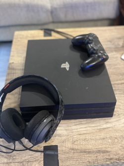 PS4 with Controller and Headset