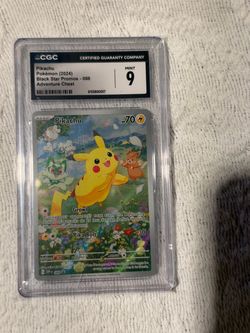 Pikachu CGC 9 Mint Black Star Promo 088 Pokemon 2024