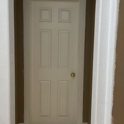 Door Interior Hollow core door No frame or handles  Actual dimensions of the door  30x 94.5” - double doors 1 pair - one side left  27.75 x 78.75” - 3