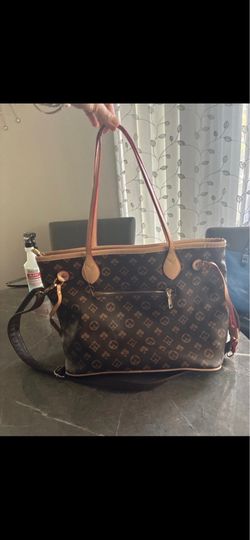 Beige and brown purse