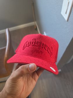 Godspeed Red Trucker Snapback Hat