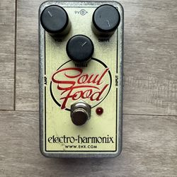 Electro Harmonix Soul Food Transparent Overdrive Pedal