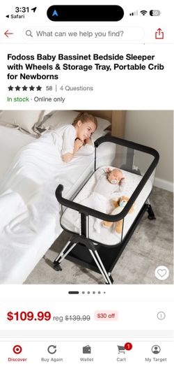 Bedside sleeper bassinet
