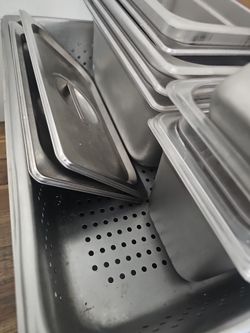Stainless Steel Hotel Pans Mixed Lot