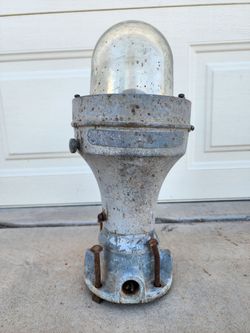 Vintage Appleton Airport Aviation Runway Landing Strip Light Assembly