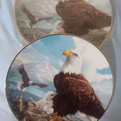 My Pride, My Love  Vintage Collectible American Eagle Plates 