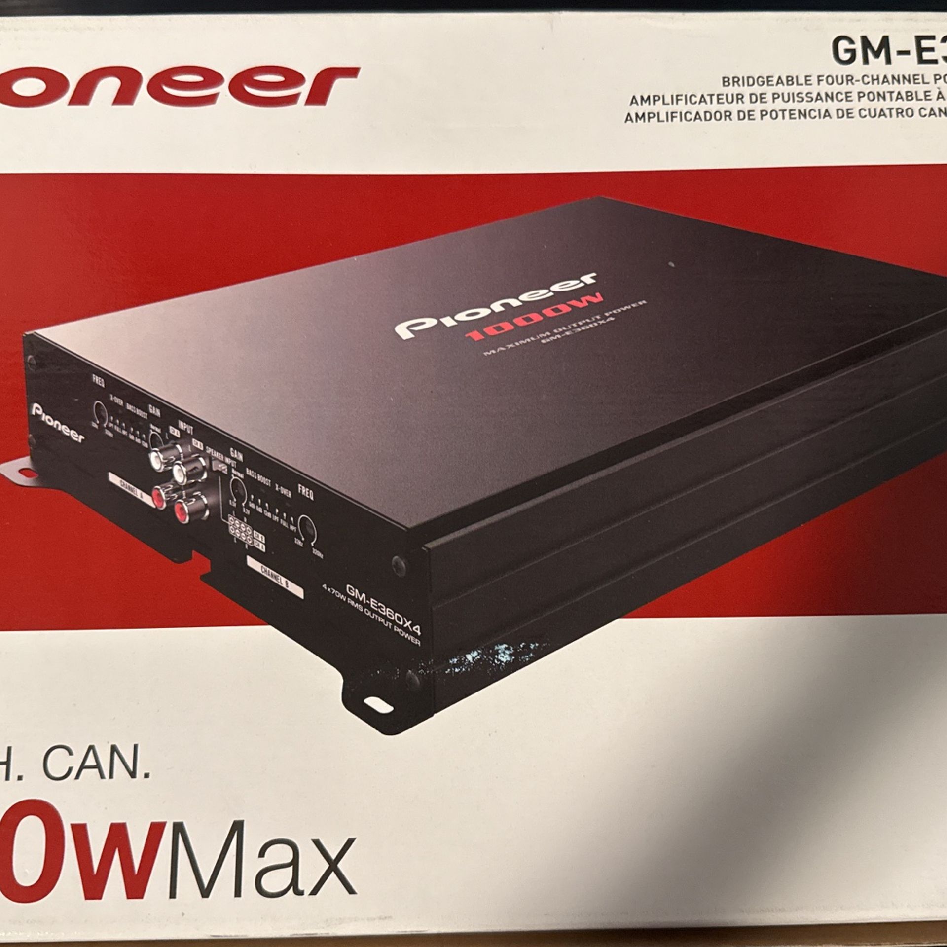 Pioneer 4 Channel Amp