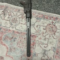 Vintage Bemis & Call Pipe Wrench- Springfield Mass USA 37’