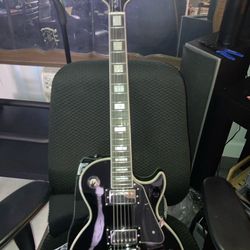 2001 Gibson Les Paul Custom – USA – Ebony Black – Excellent 