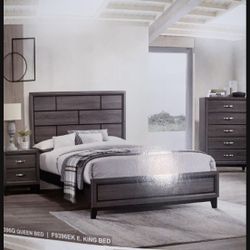 Queen Bed frame Poundex furniture 