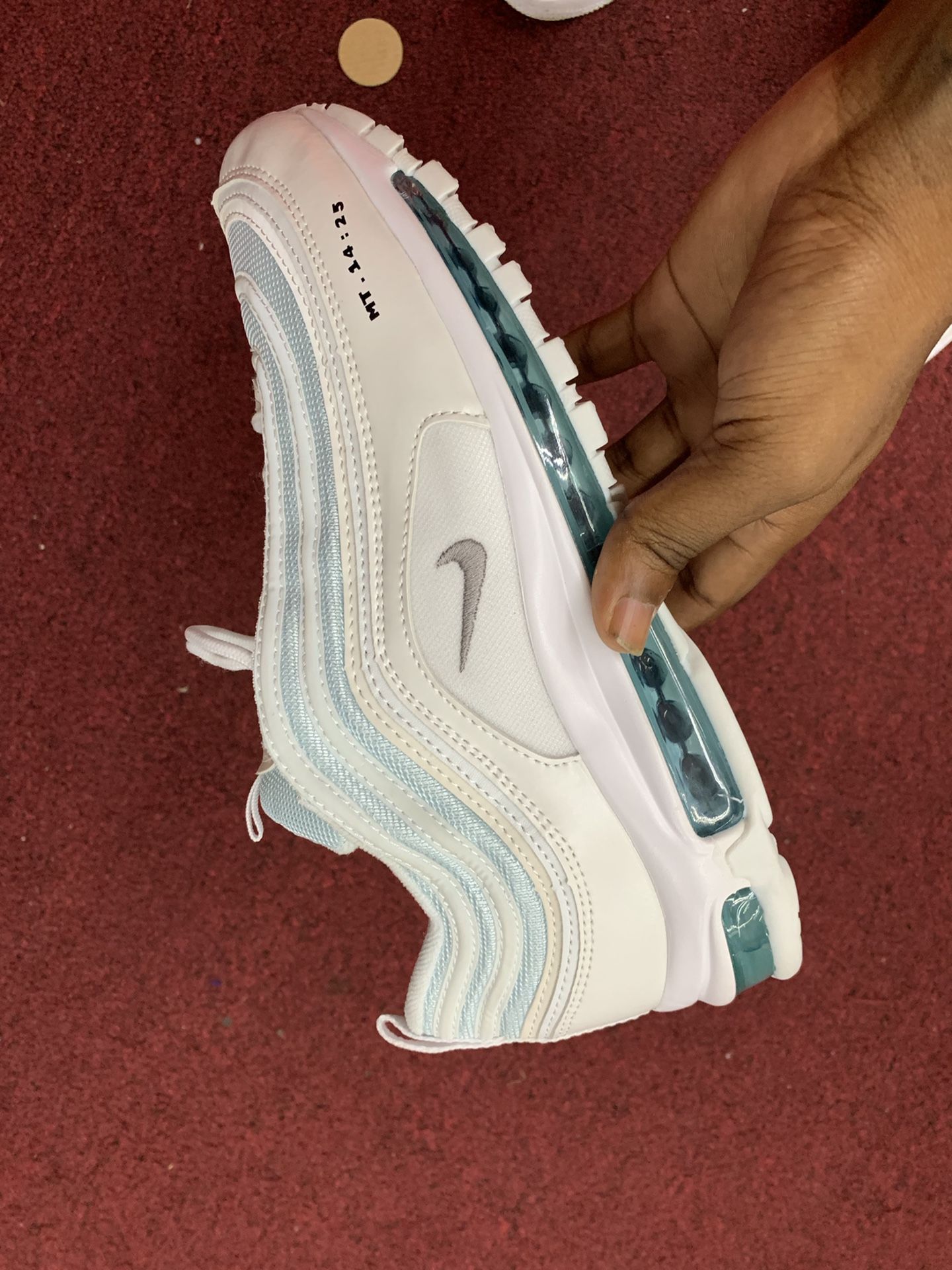 Walk On Water Inri 97 Nike Air Max 97 MSCHF X INRI Jesus Shoes