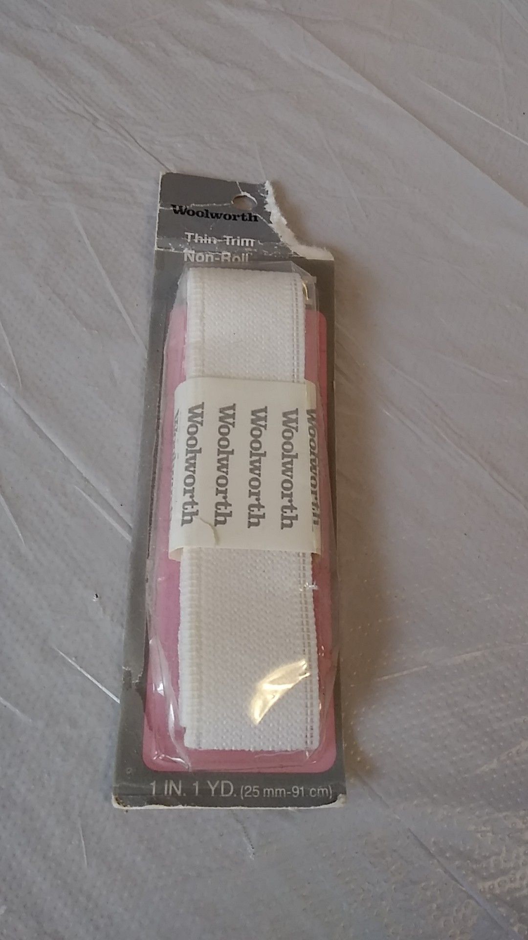 Thin Trim Non roll elastic Woolworth