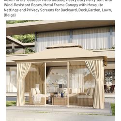 Aoxun 10x 12 Outdoor Patio Gazebo