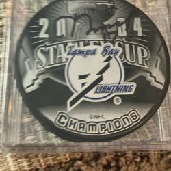 2004 Lightning Stanley Cup signed by Ruslan Fedotenko