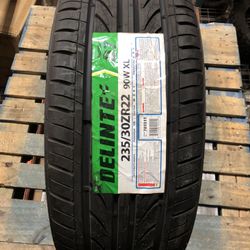 Brand New Tires (1) Delinte D7 XL A/S (235/30R22) (Single) ($79)