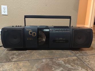 Sharp CD Boombox with Cassette and AM/FM Radio