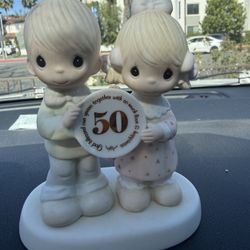 1983 Vintage Precious Moments God Bless Our Years Together E-2860 50 Yrs NO BOX