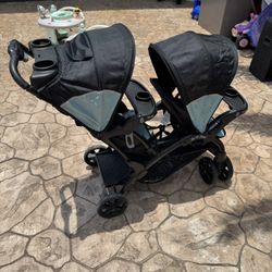 Double Seater Stroller 