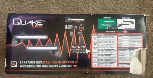 Brand new quake led lights for jeep JL/ JT