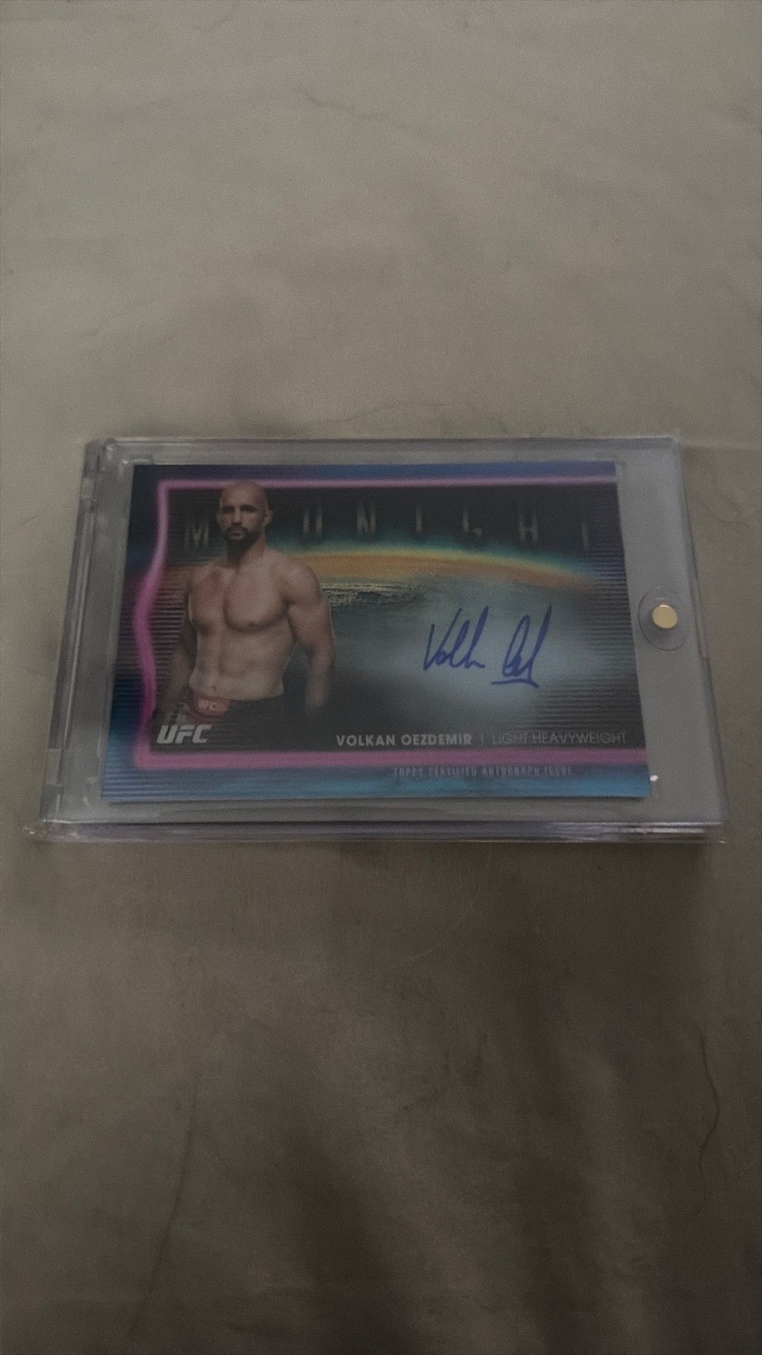 🔥 Volkan Oezdemir Autograph Card 🔥