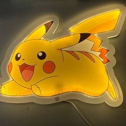 Pokemon Pikachu wall led light