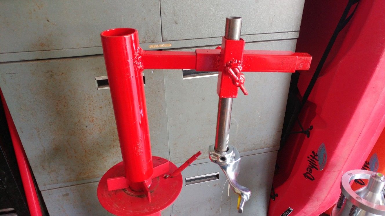 Homemade DIY Manual Tire Changer Demount Attachment for Harbor Freight