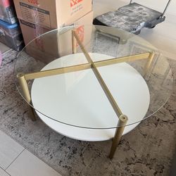 Round Glass Living Room Table