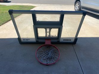 Lifetime Tempered Glass Basketball Backboard and Rim