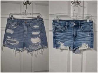 American Eagle Distressed Shorts Size 4