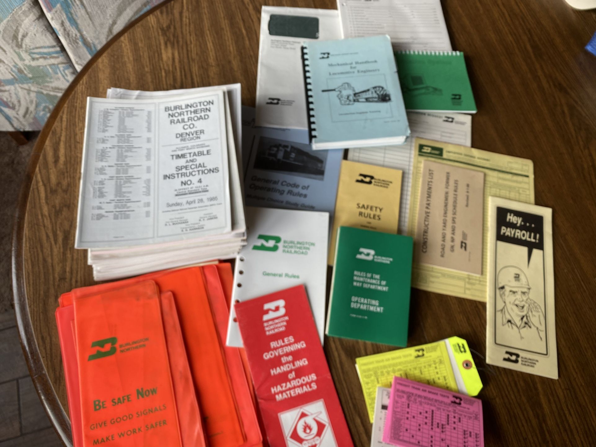 Railroad memorabilia group