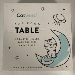 Cat Guru Pet Food Table Stand