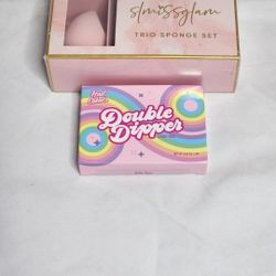 Brand New Half Caked Double Dipper Color Duo In & Slmissglam Trio Sponge Set