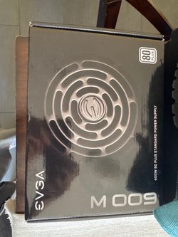 Power supply           EVGA 600W 80 PLUS Certified Power Supply (100-W1-0600-K1)