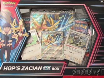 Pokemon Hop’s Zacian Ex Box