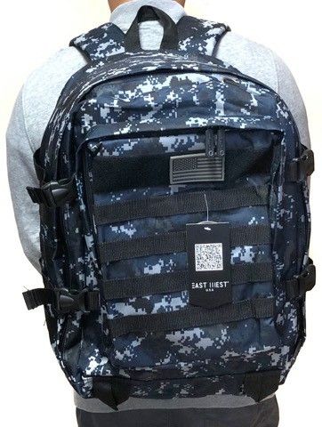 Brand NEW! Blue Digital Large Tactical Backpack For Traveling/Everyday Use/Work/Outdoors/Fishing/Sports/Hiking/Biking/Camping