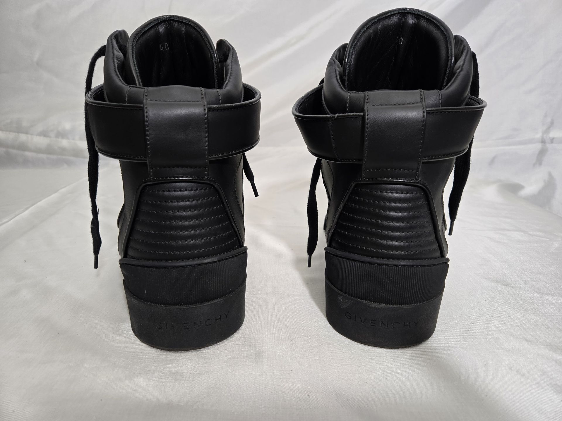 Givenchy by Riccardo Tisci Black Calf Leather Studded 