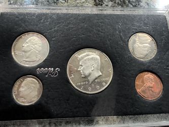 1998 90% silver set coins
