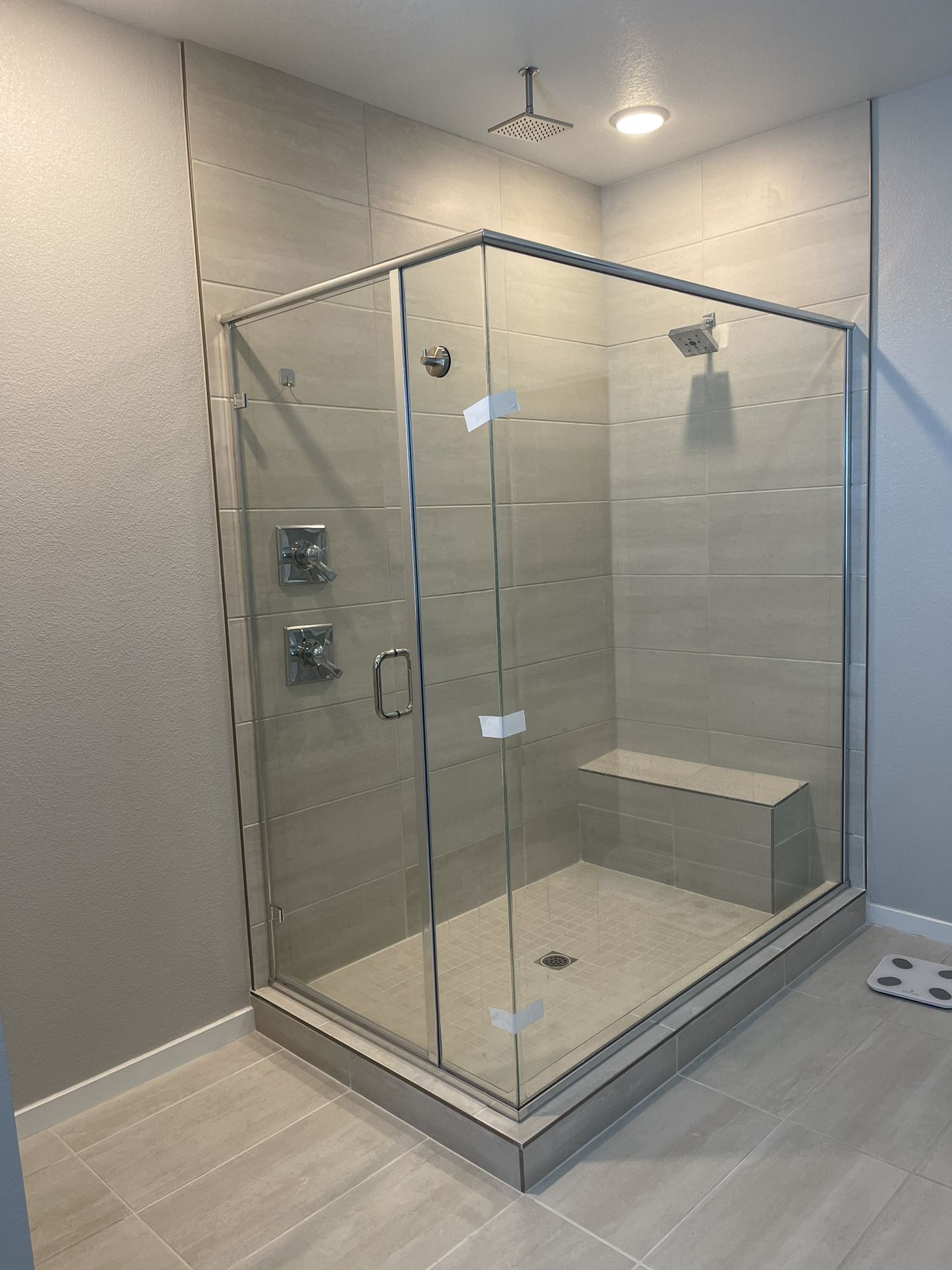 Semi Frameless Custom Enclosure Glass Shower Door