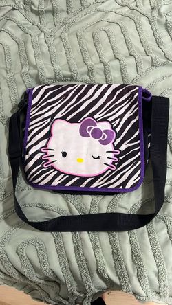 Hello Kitty Zebra Print Messenger Bag