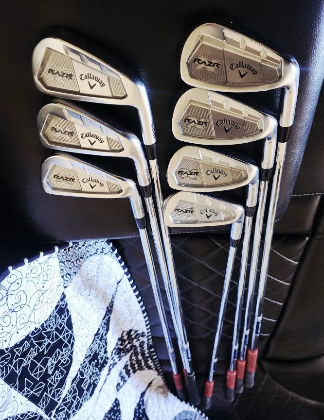 Callaway⛳️Razr X Forged Men's Iron Set🔥With Steel Project-X 5.5 Firm Flex Shaft's...🌟